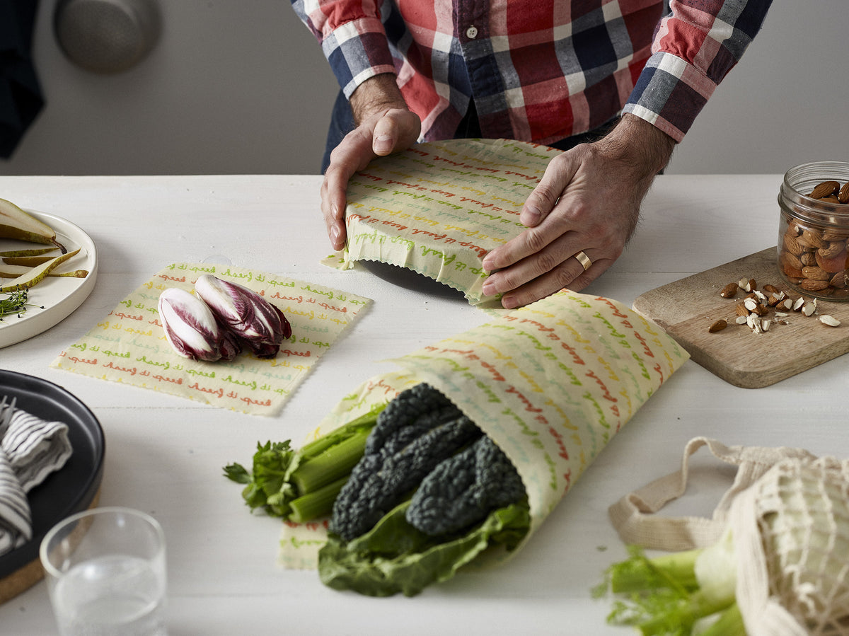 Vegan food wraps medium kitchen pack - 3 pieces
