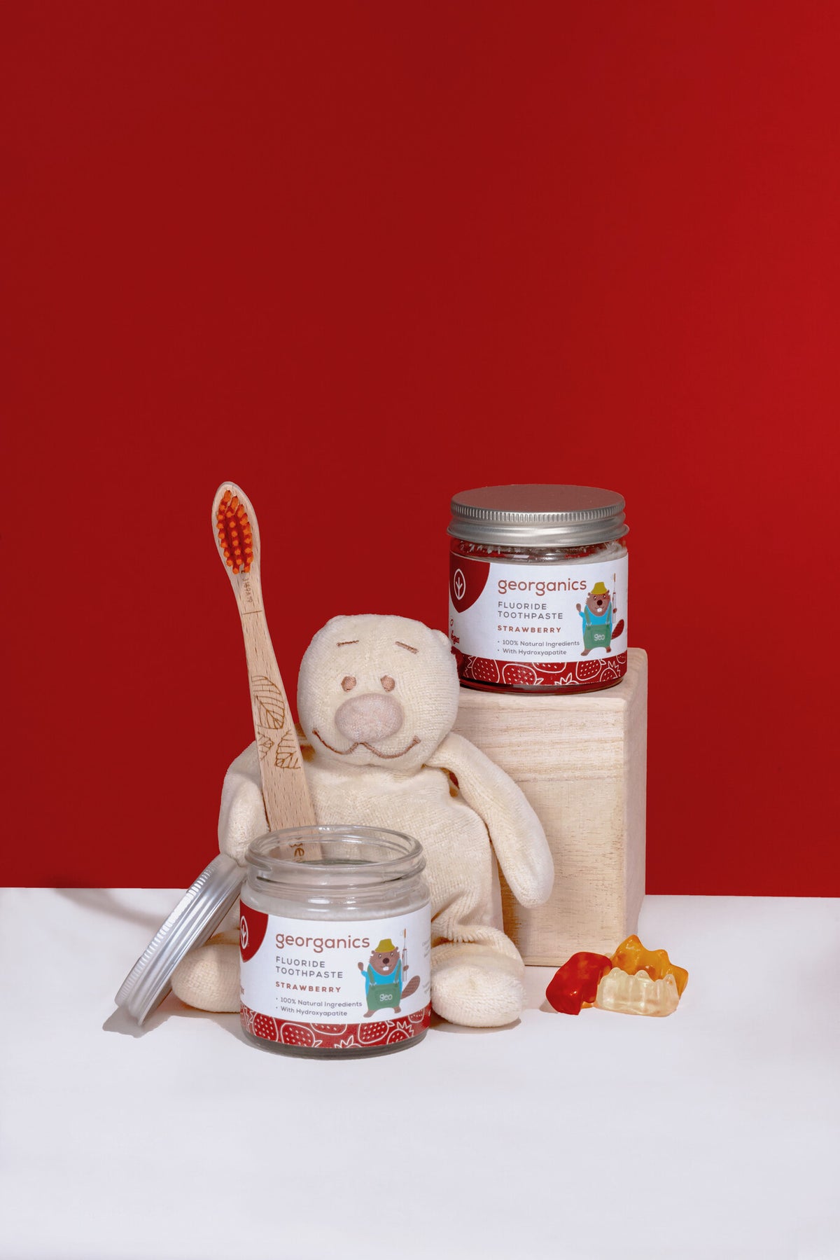 Georganics - Kids Fluoride Toothpaste - Strawberry