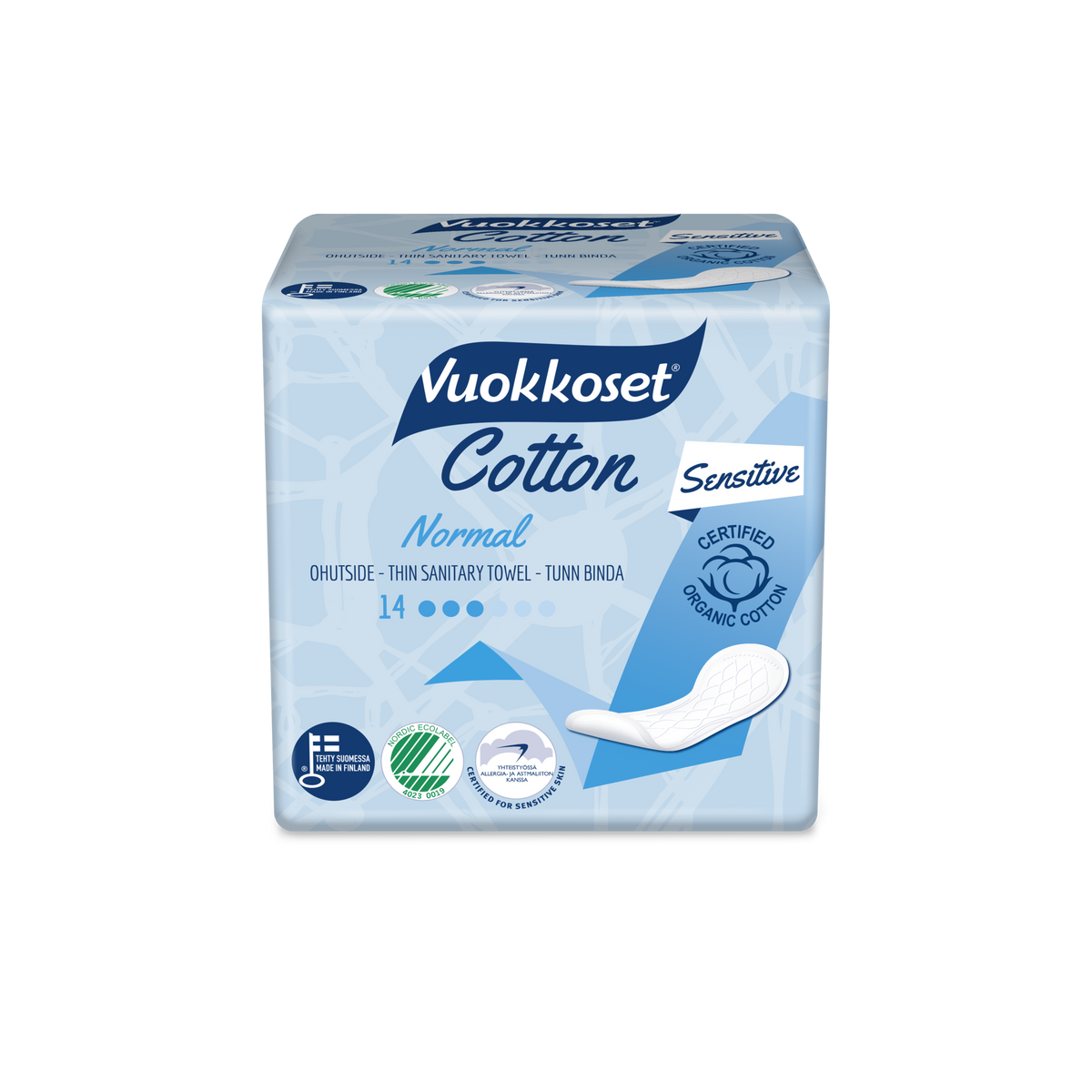Sanitary napkins normal wings - 12 pcs