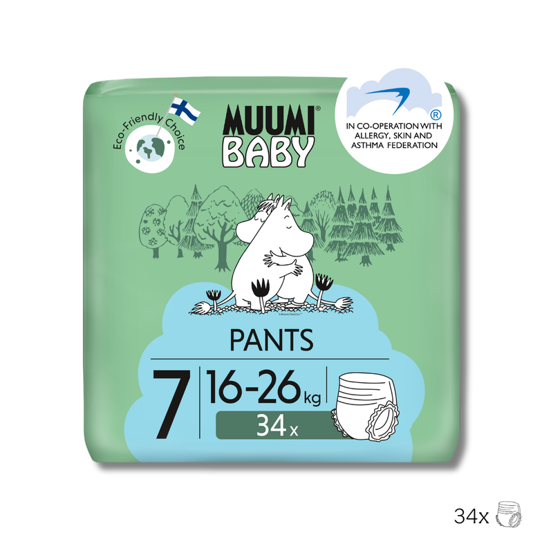 Eco Diaper Pants - size 7 - 16 to 26 kg