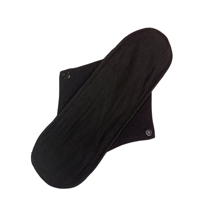 Washable sanitary napkin night - Organic cotton - With push button