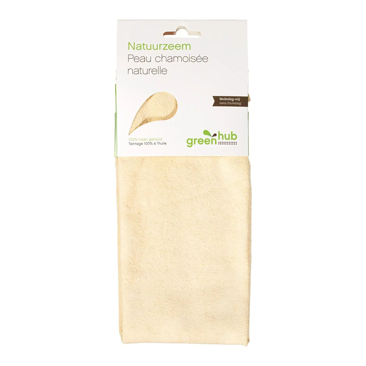 Greenhub - Natural Chamois - New Zealand Sheepskin - 100% Organic