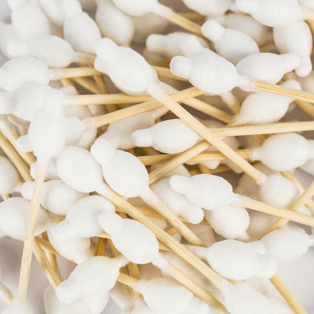 Pandoo cotton buds bamboo for babies - 55 pieces
