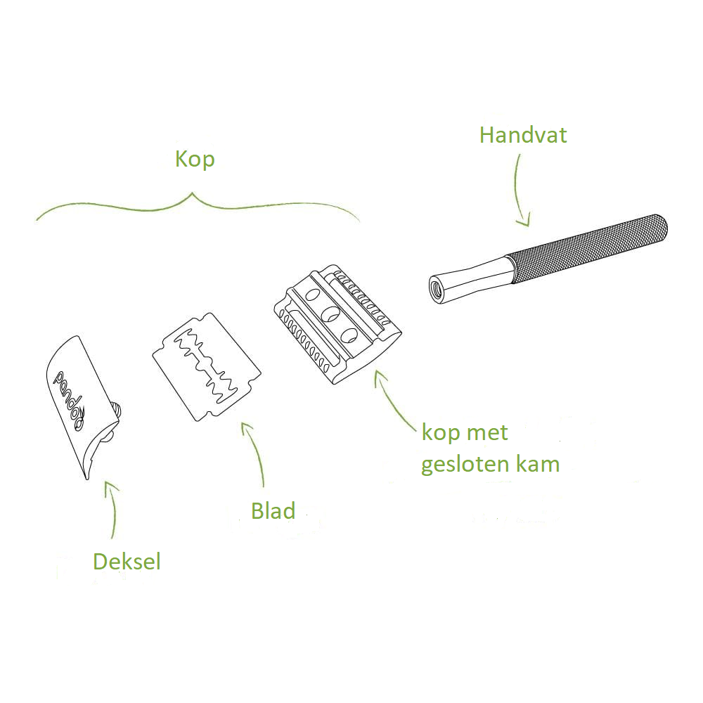 Safety razor | Plastic-free | Bamboo