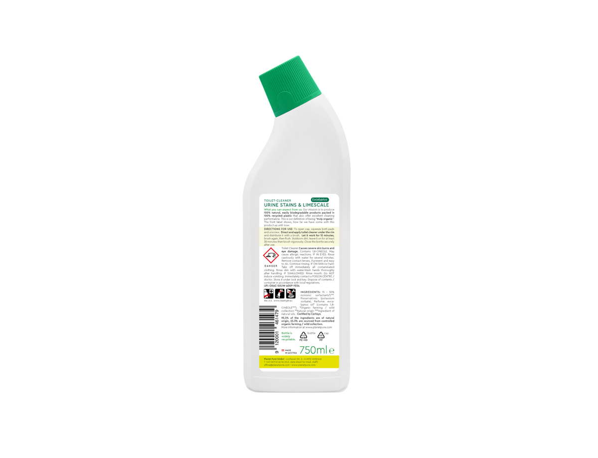Planet Pure - Toilet Cleaner - Eucalyptus - 750mL
