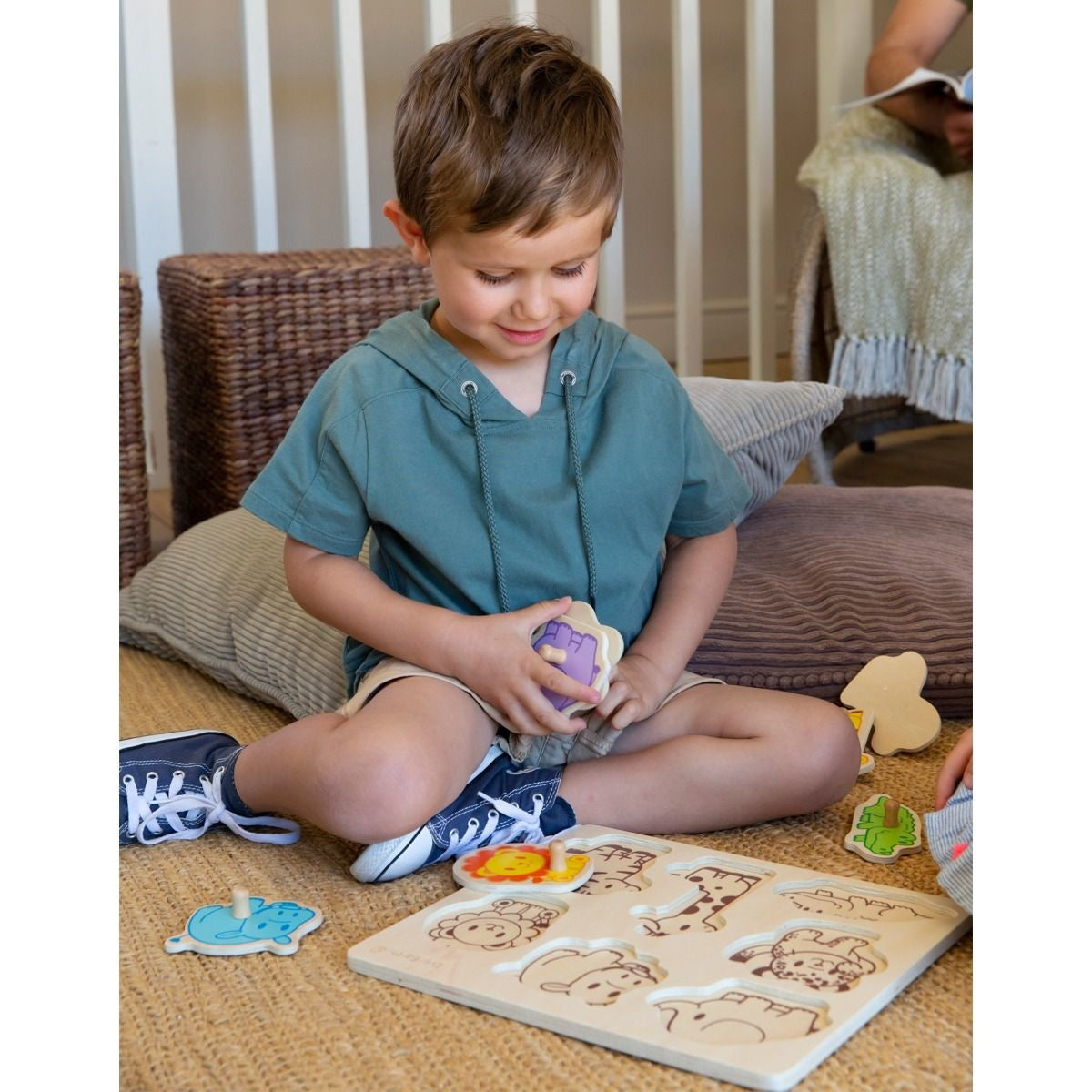 Safari Animals - Button Puzzle