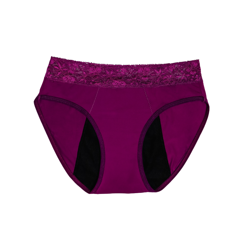 Cheeky Pants menstrual underwear Feeling Pretty - Berry