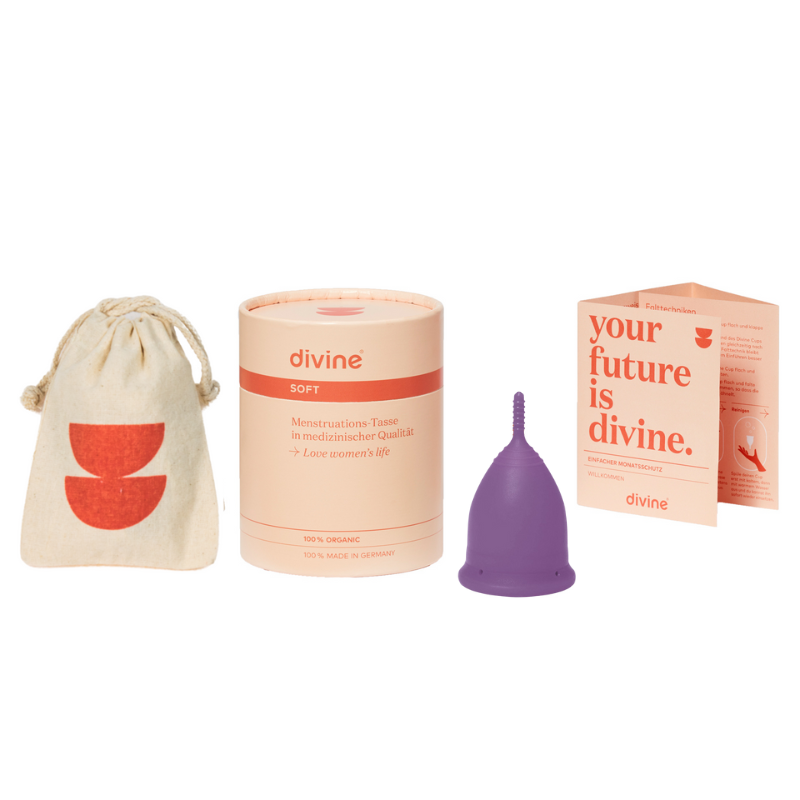 Menstrual cup - size S - 5 colours