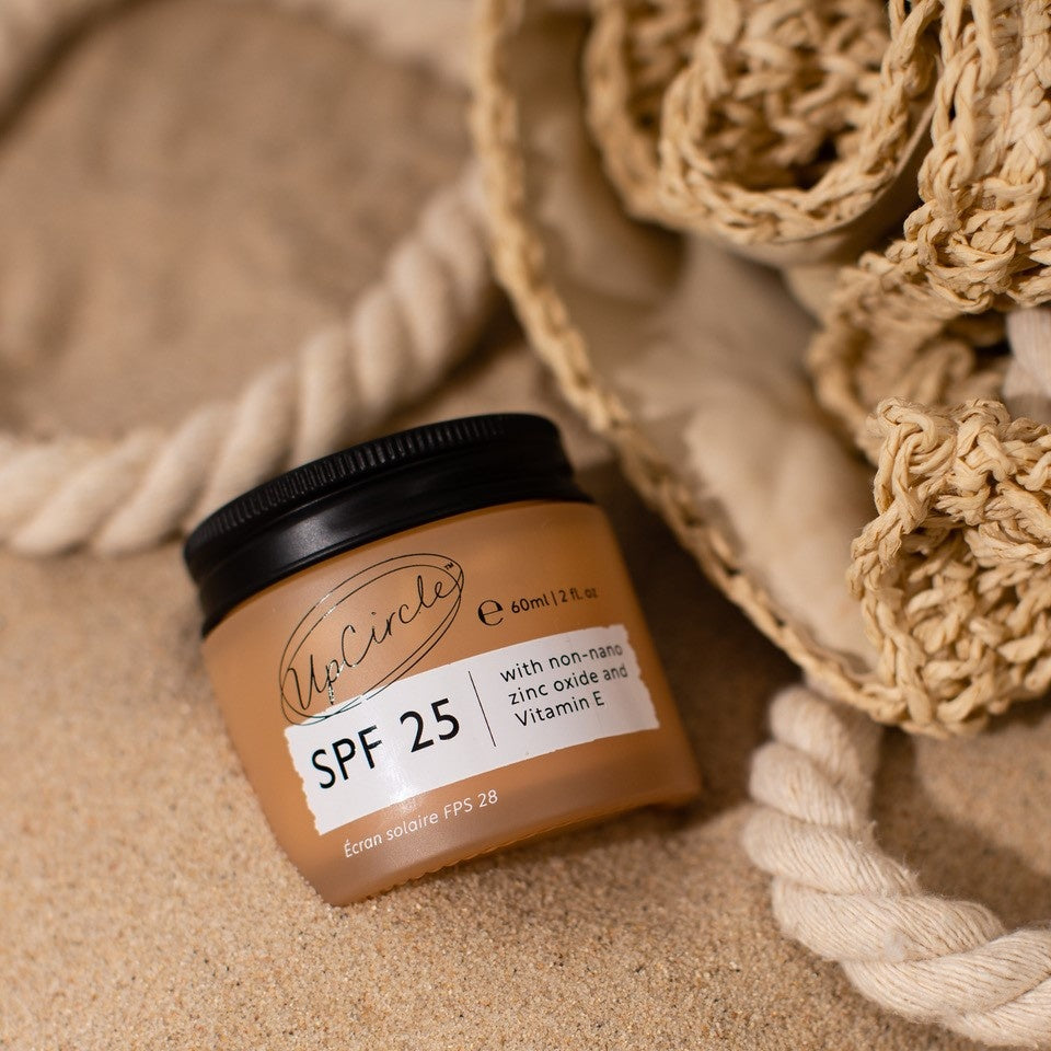Sunscreen - Face - SPF 25 - Upcycled raspberries - 60 ML