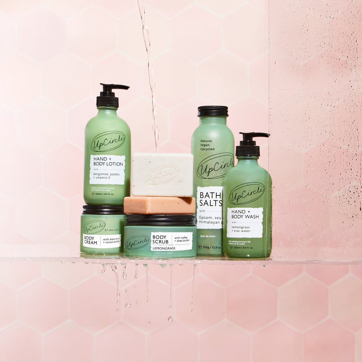 Hand + Body Wash – Upcycled Kiwi Water – 250 ML