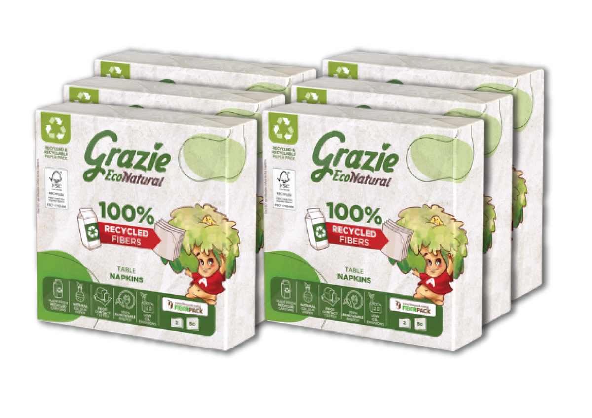 Grazie Natural - 50 napkins - 2 ply
