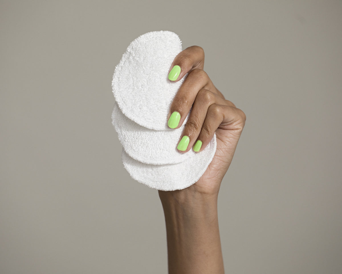 Reusable cotton pads - 7 pieces - Upcycle