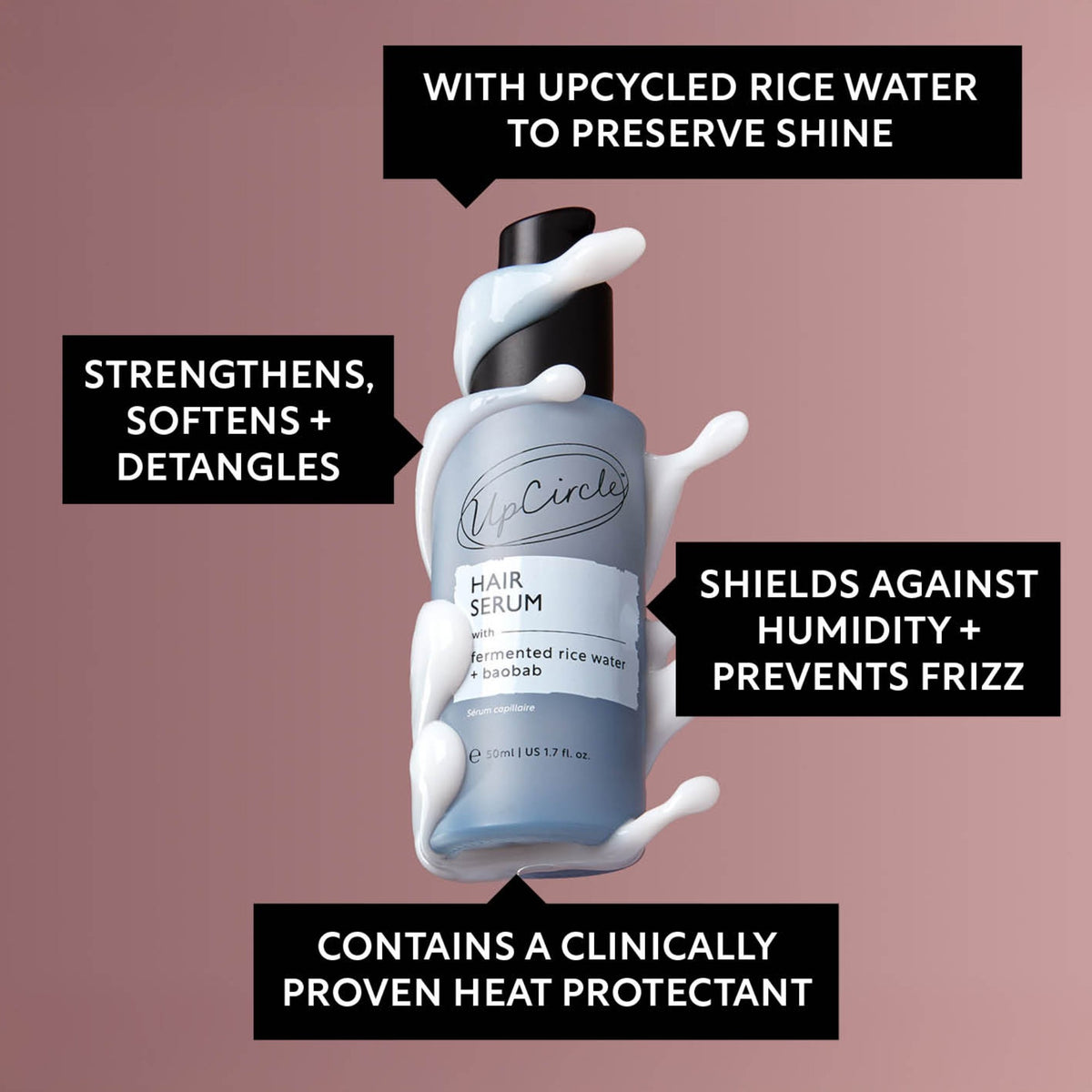 UpCircle - Hair Serum with Fermented Rice + Baobab
