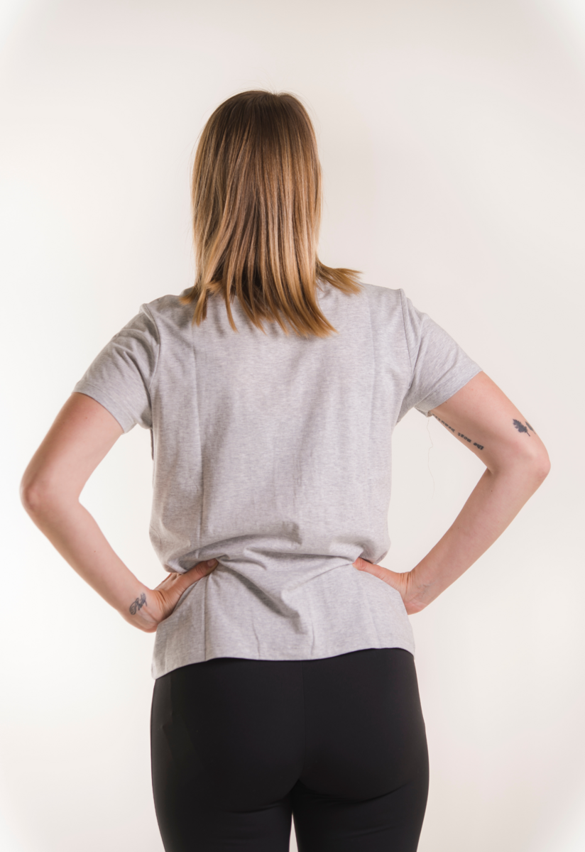 Boob Design - Maternity T-shirt with feeding function - Gray