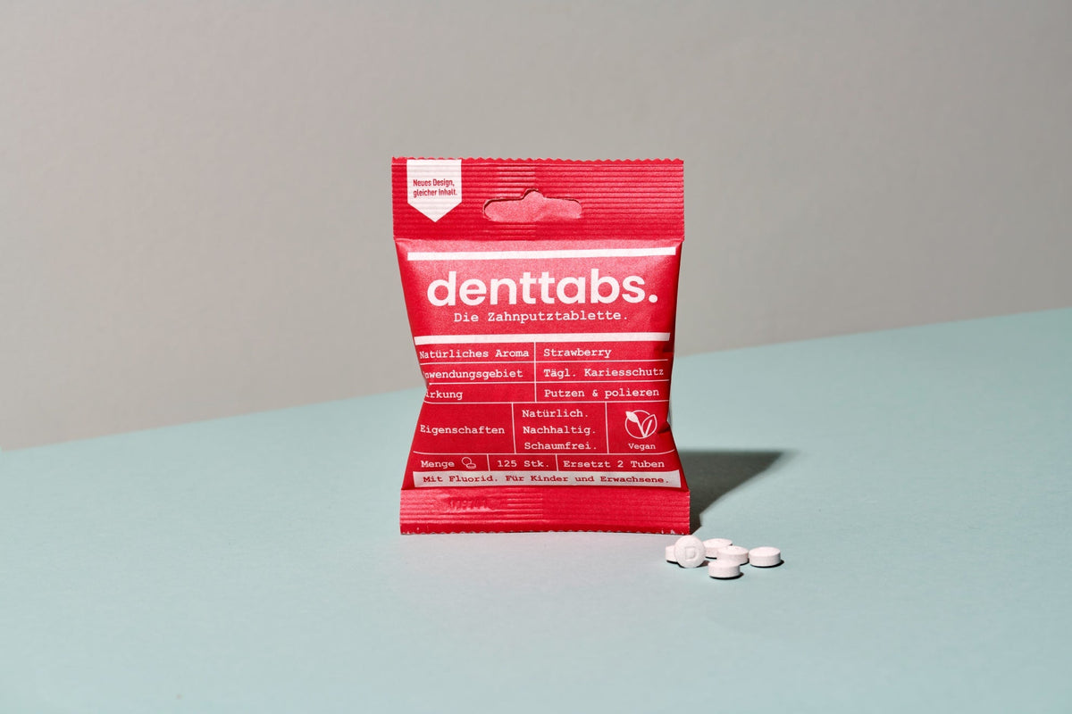 Toothpaste tablets Kids - Strawberry - without fluoride