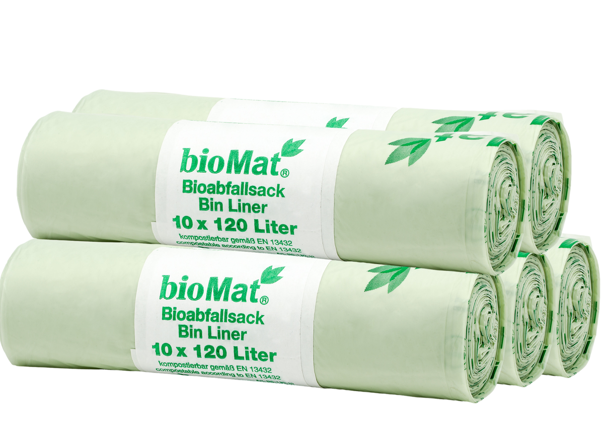 BioMat - Compostable container bags - 10 x 120/140 liters