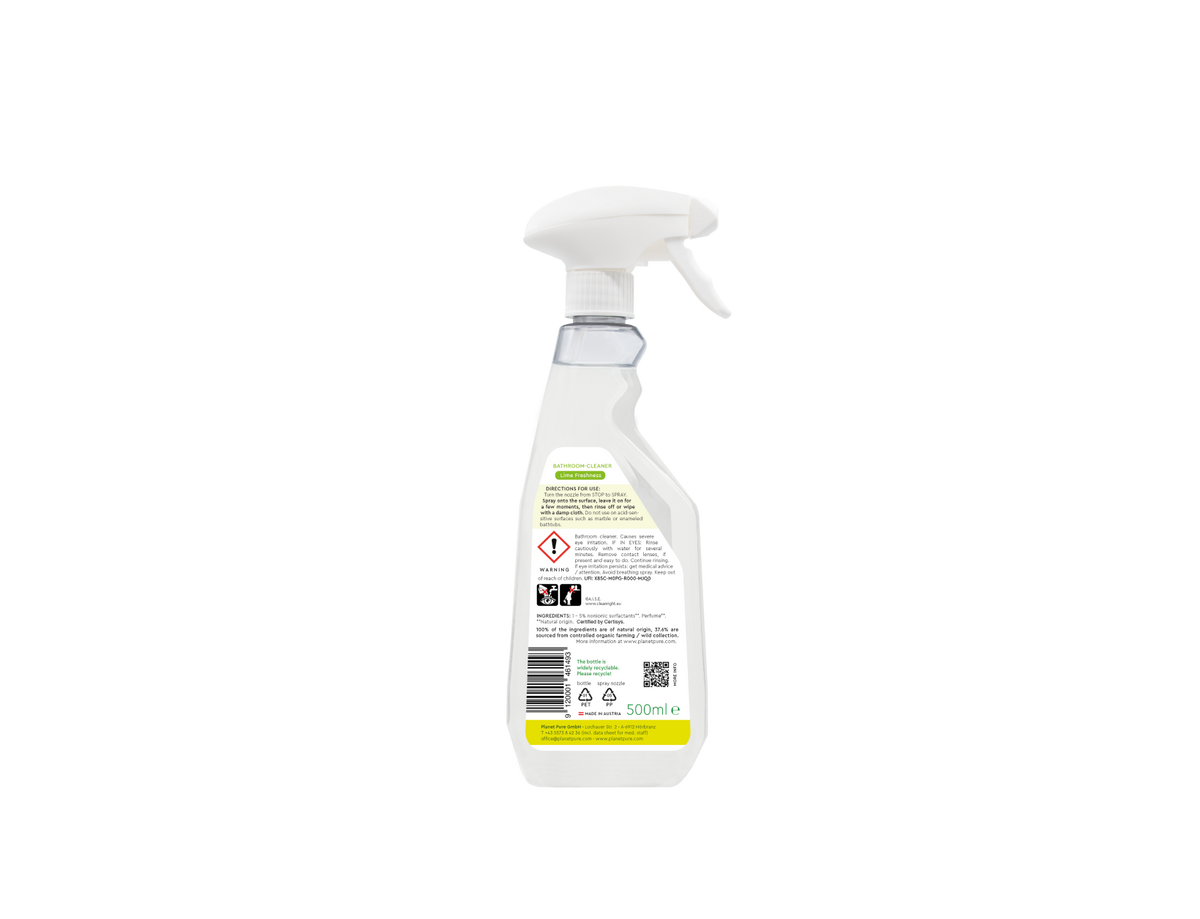 Planet Pure - Bathroom cleaner Lime spray - 500 ml