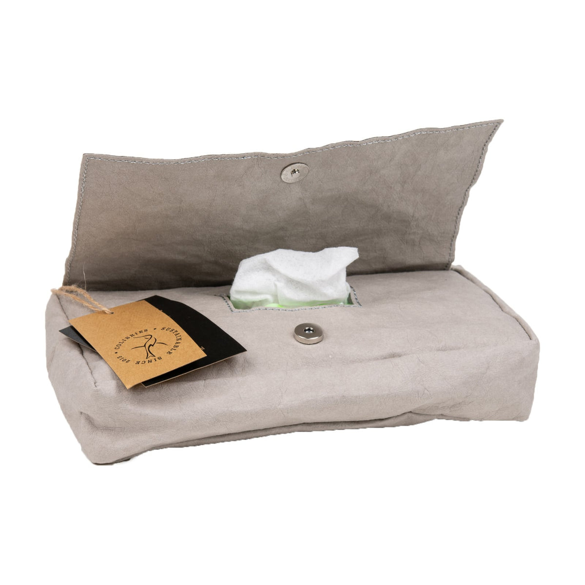 Colibries Birch Cover for Baby Wipes - Denim
