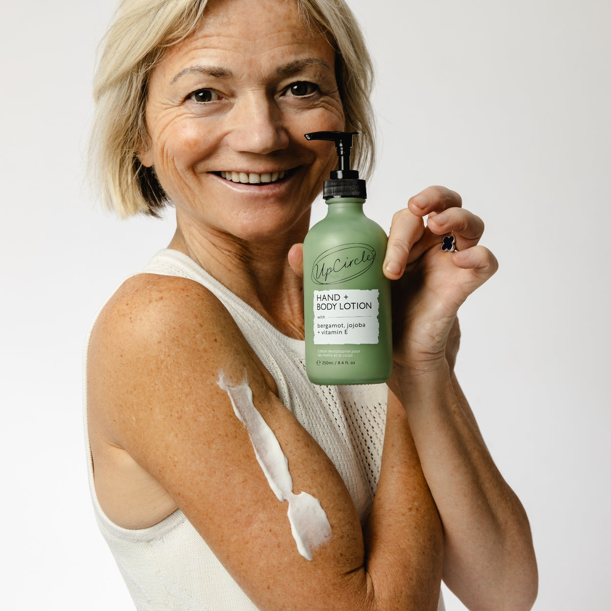 Hand + Body Lotion – Upcycled Bergamot Fruit Water – Travel size