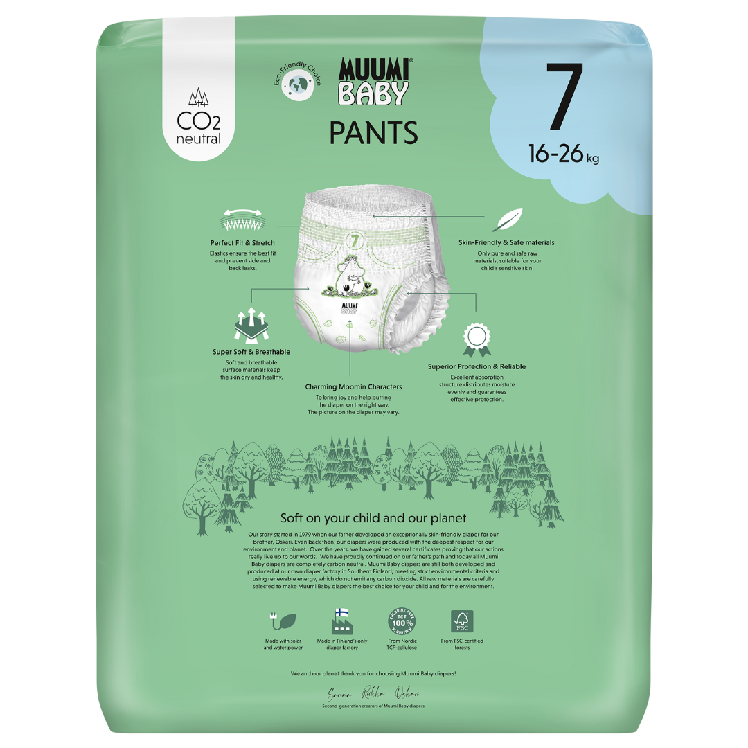 Eco Diaper Pants - size 7 - 16 to 26 kg