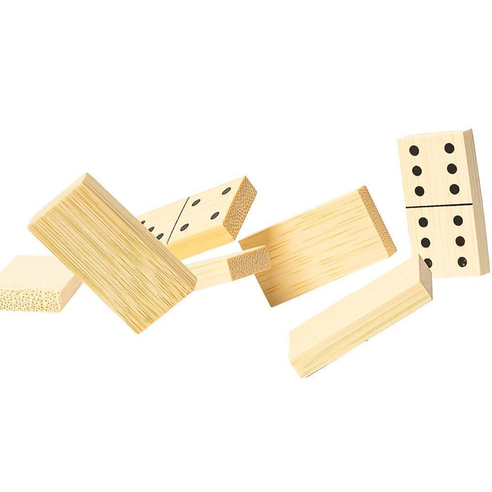 Pandoo bamboo domino - wood free and plastic free