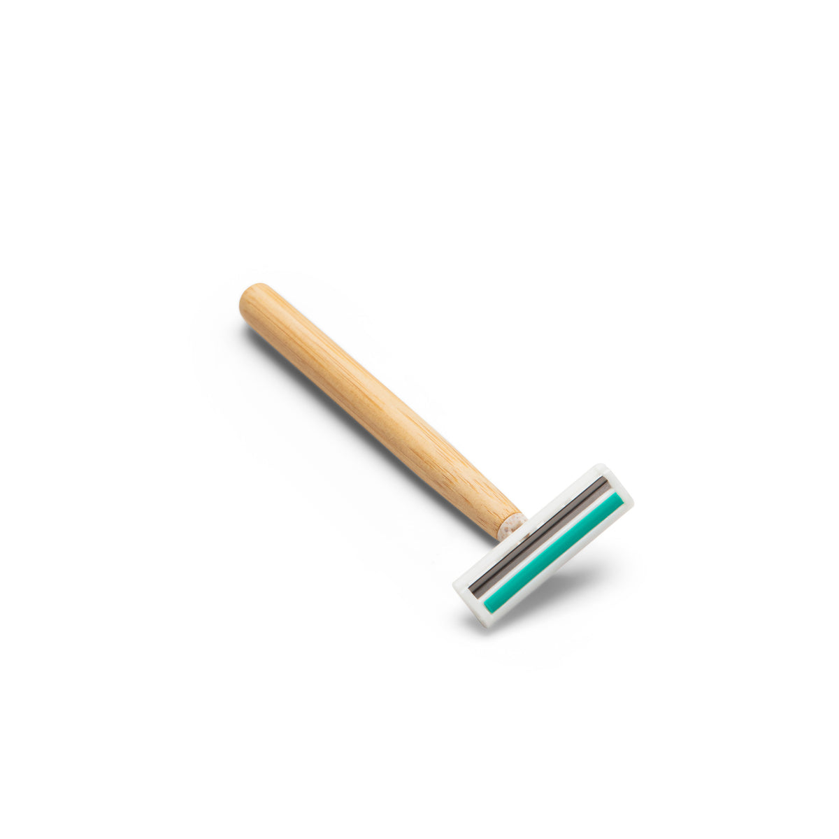 Bamboo Disposable Razor - 2 Blades - 8-Pack - Turquoise