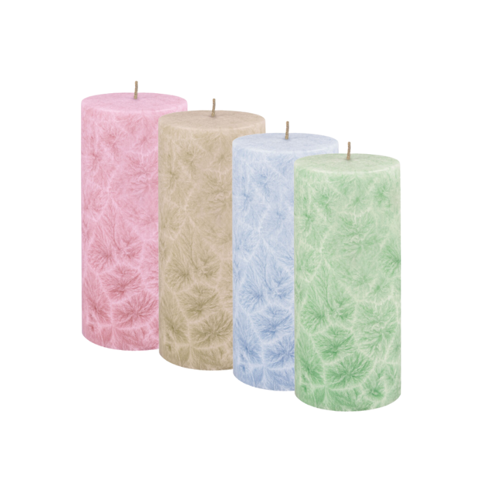 Pillar candle - Plantbased Stearin - Different colors