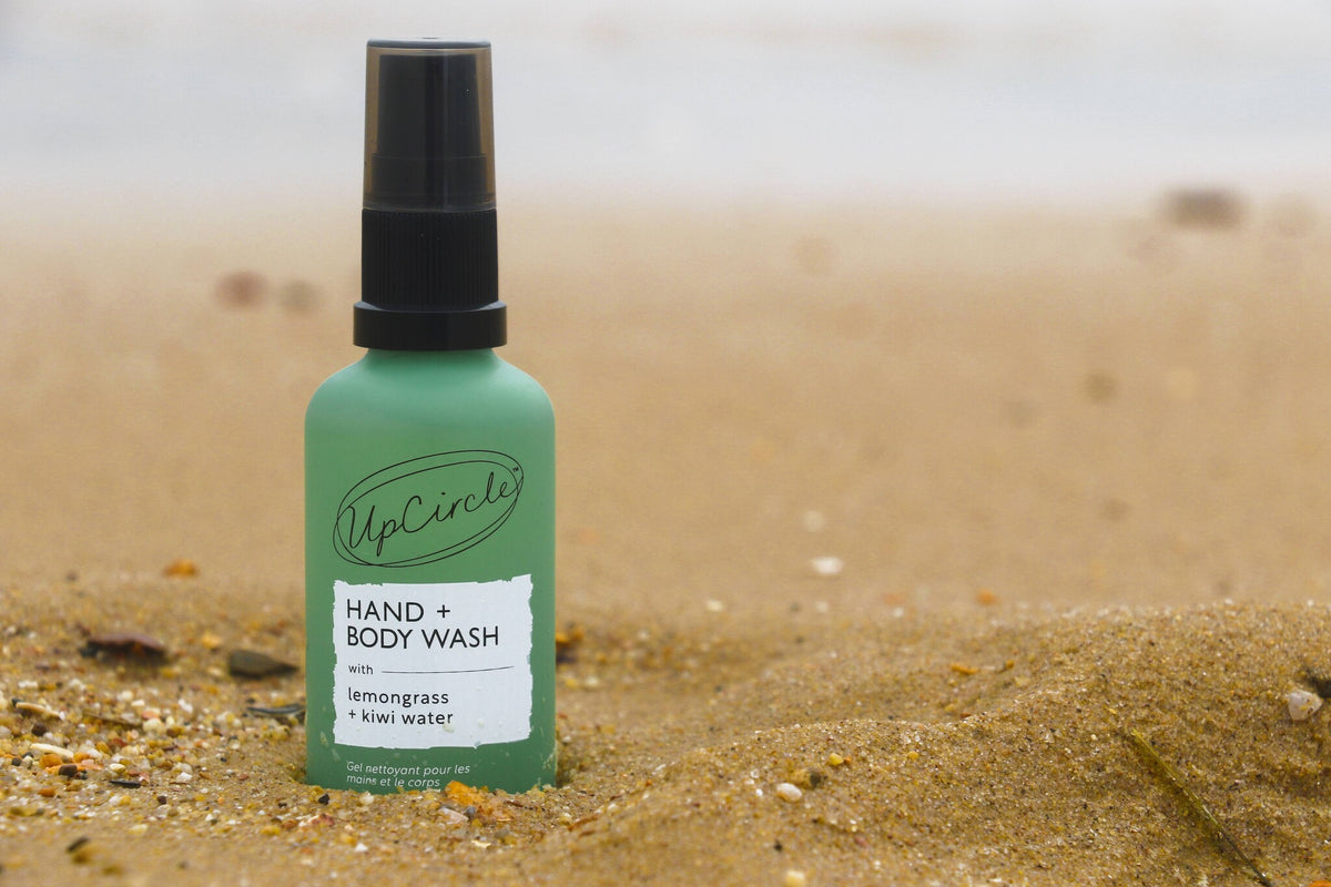 Hand + Body Wash – Upcycled Kiwi Water – Travel size