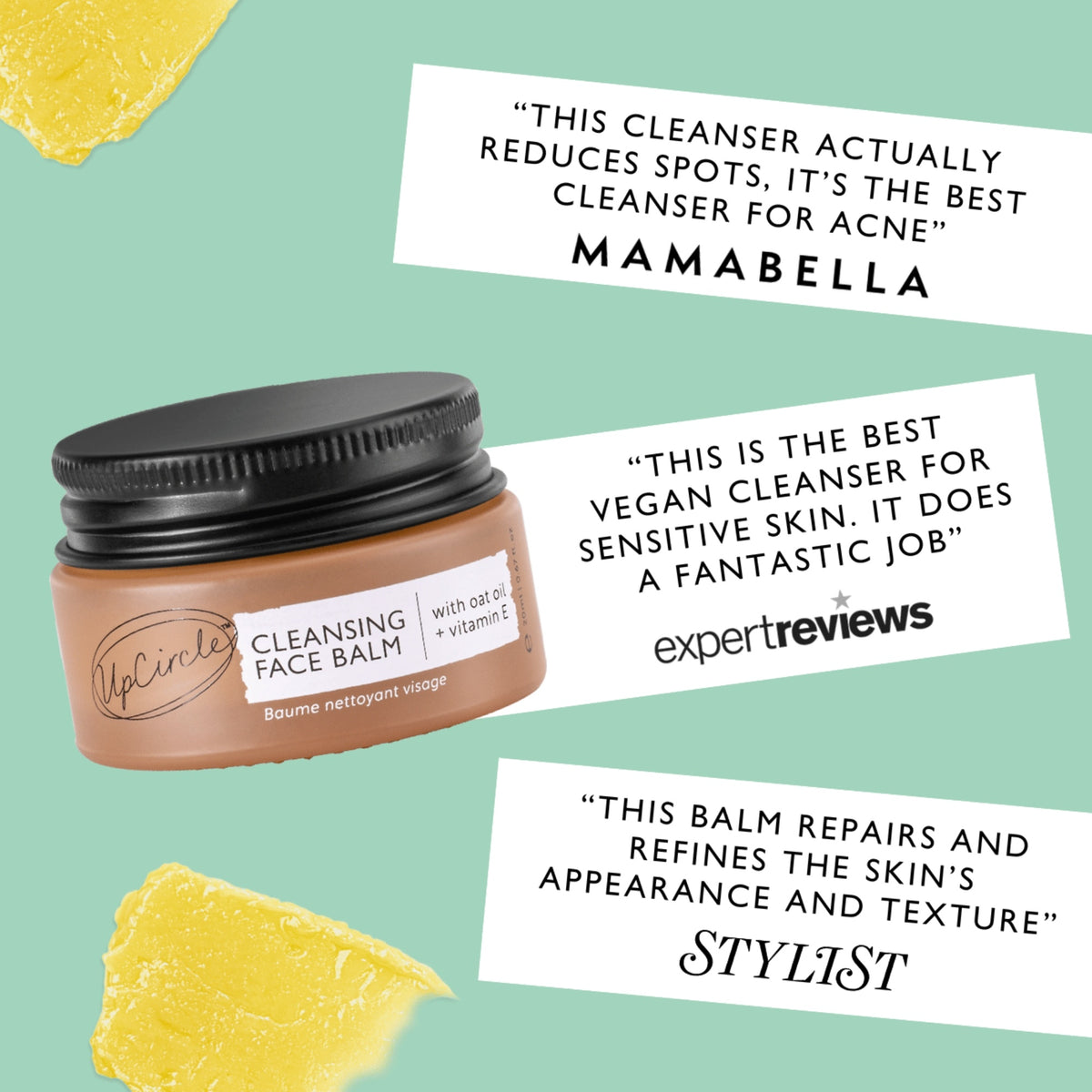 Cleansing Face Balm – Upcycled Apricot Powder – Travel size