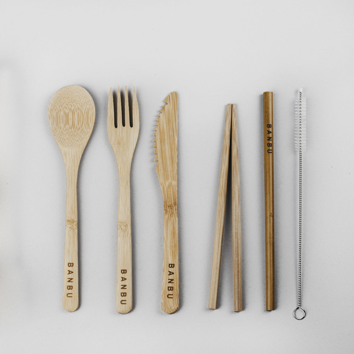 Cutlery set - bamboo