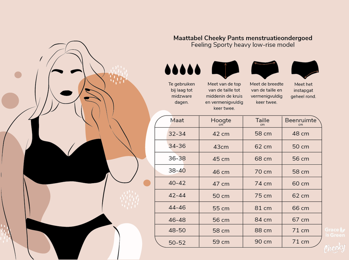 Menstrual underwear | Feeling Sporty | Extra absorption