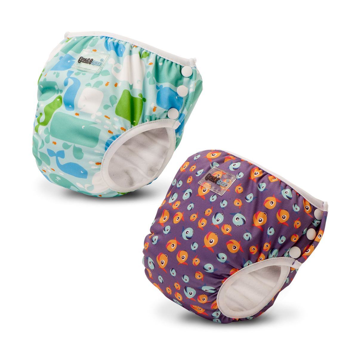 Swim diaper/practice pants Moby + Lucky Purple