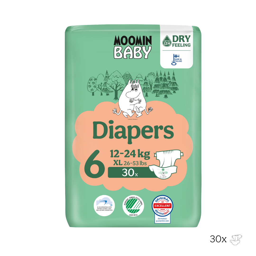 Eco Diapers - size 6 - 12 to 24 kg
