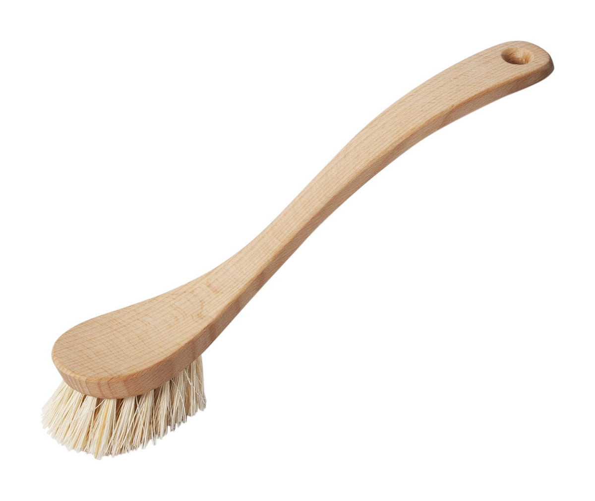 FSC dishwashing brush with curved handle hard
