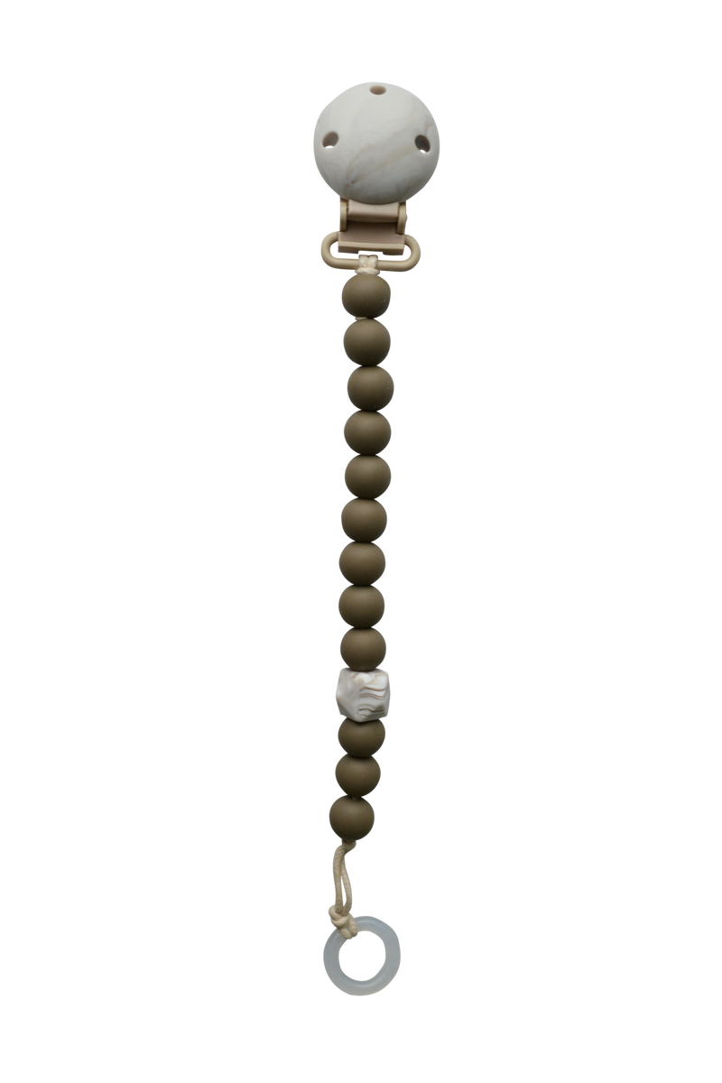 Pacifier clip - Dark Oak - My Baby Rocks