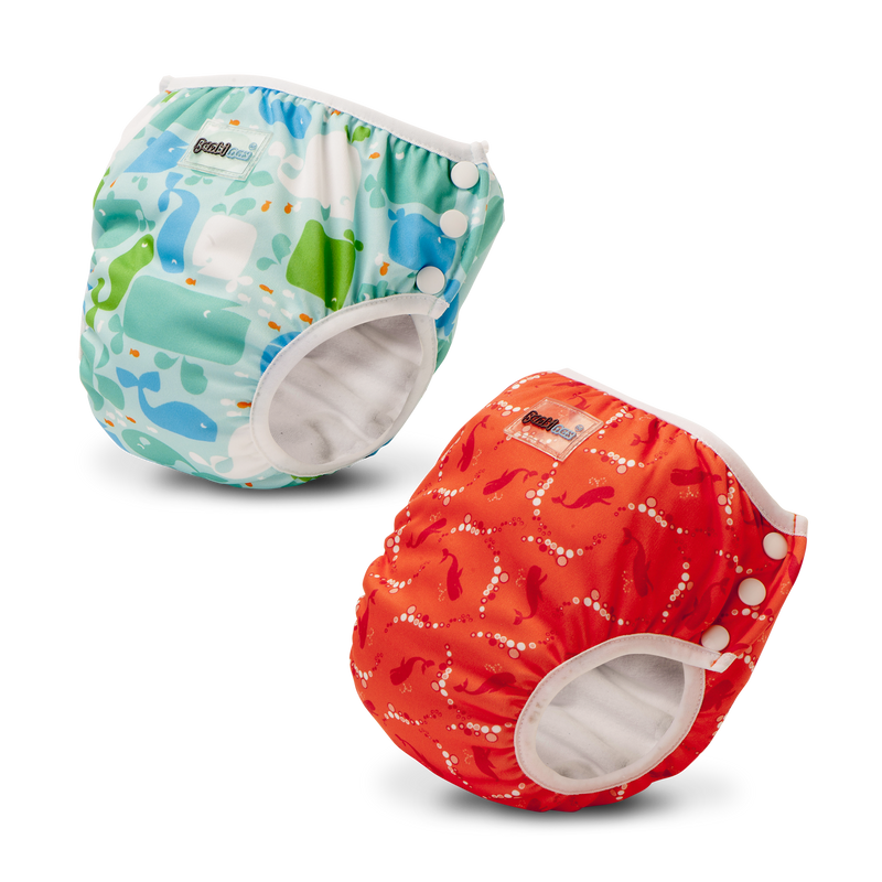 Swim diaper/practice pants Moby + Bubble