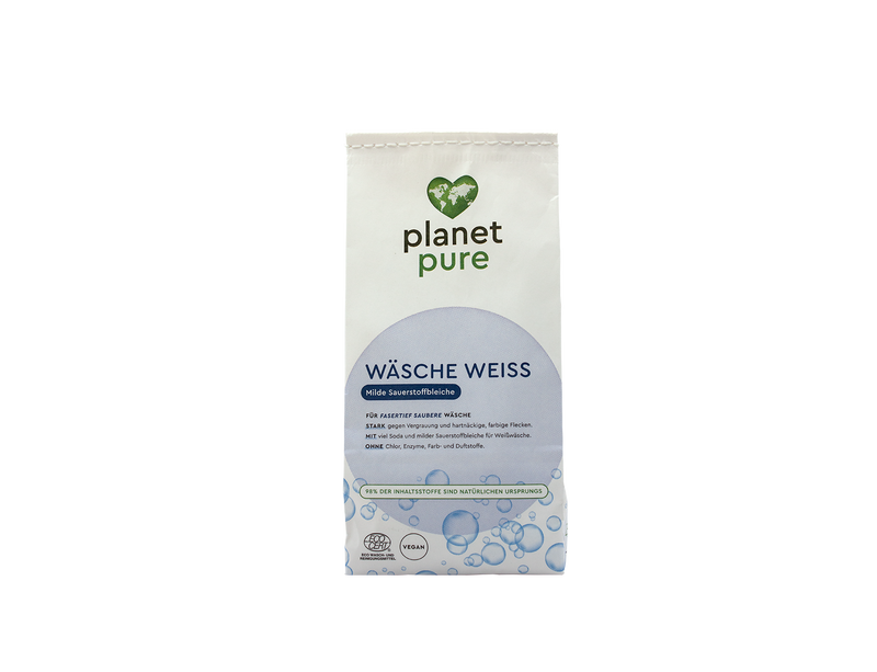 Planet Pure - stain remover powder for white laundry - 450 g