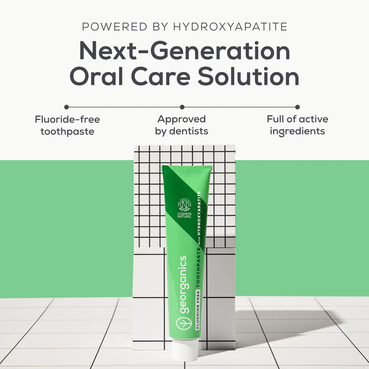 Georganics - Fluoride-free toothpaste with hydroxyapatite - Fennel - 75 ml