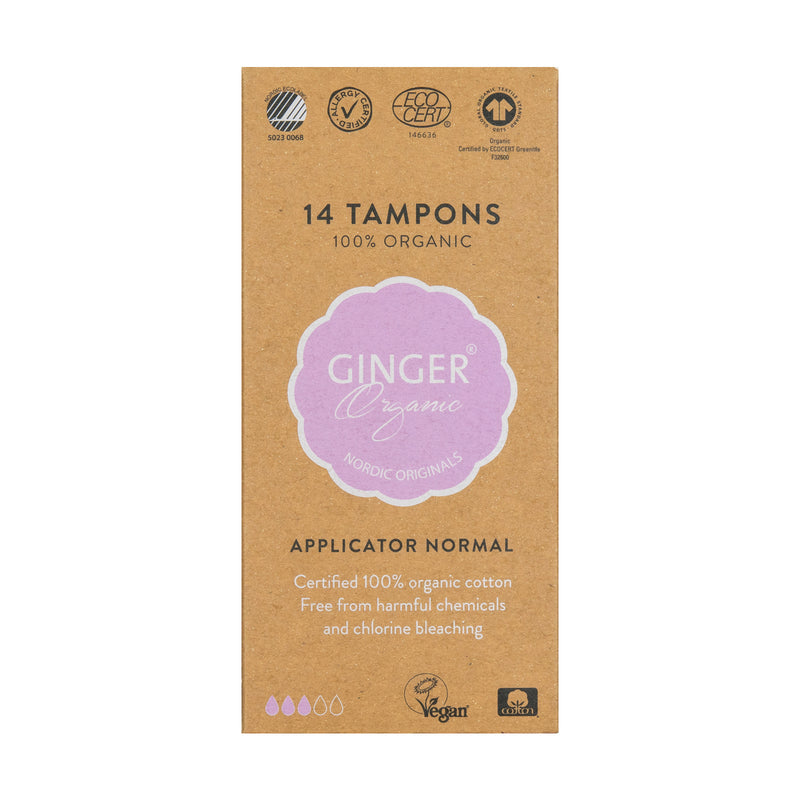 Tampons with applicator - Organic cotton - Normal