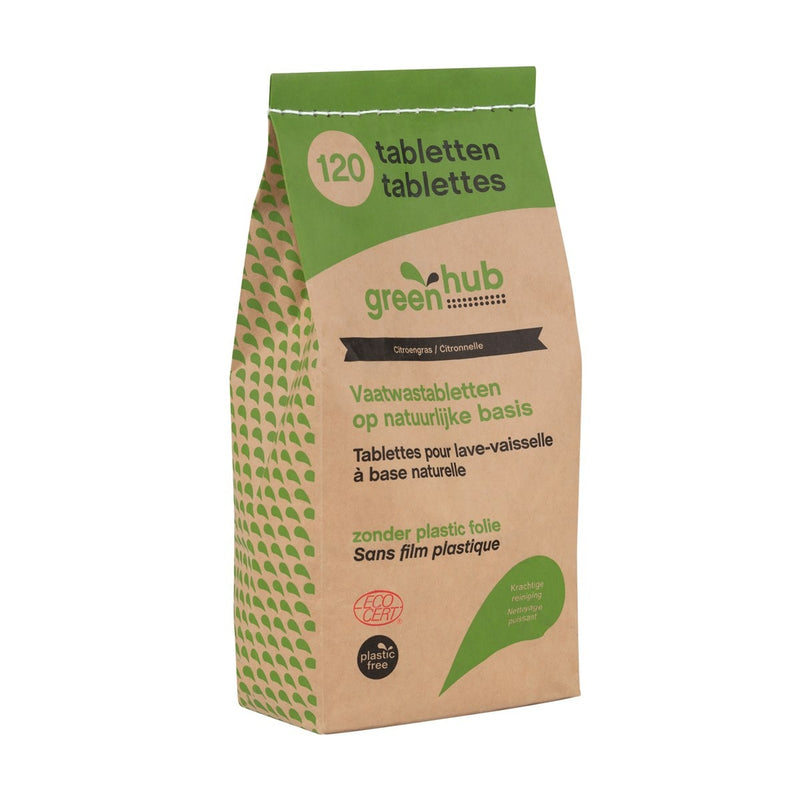 Greenhub - Plastic-free dishwasher tablets - 120 pieces