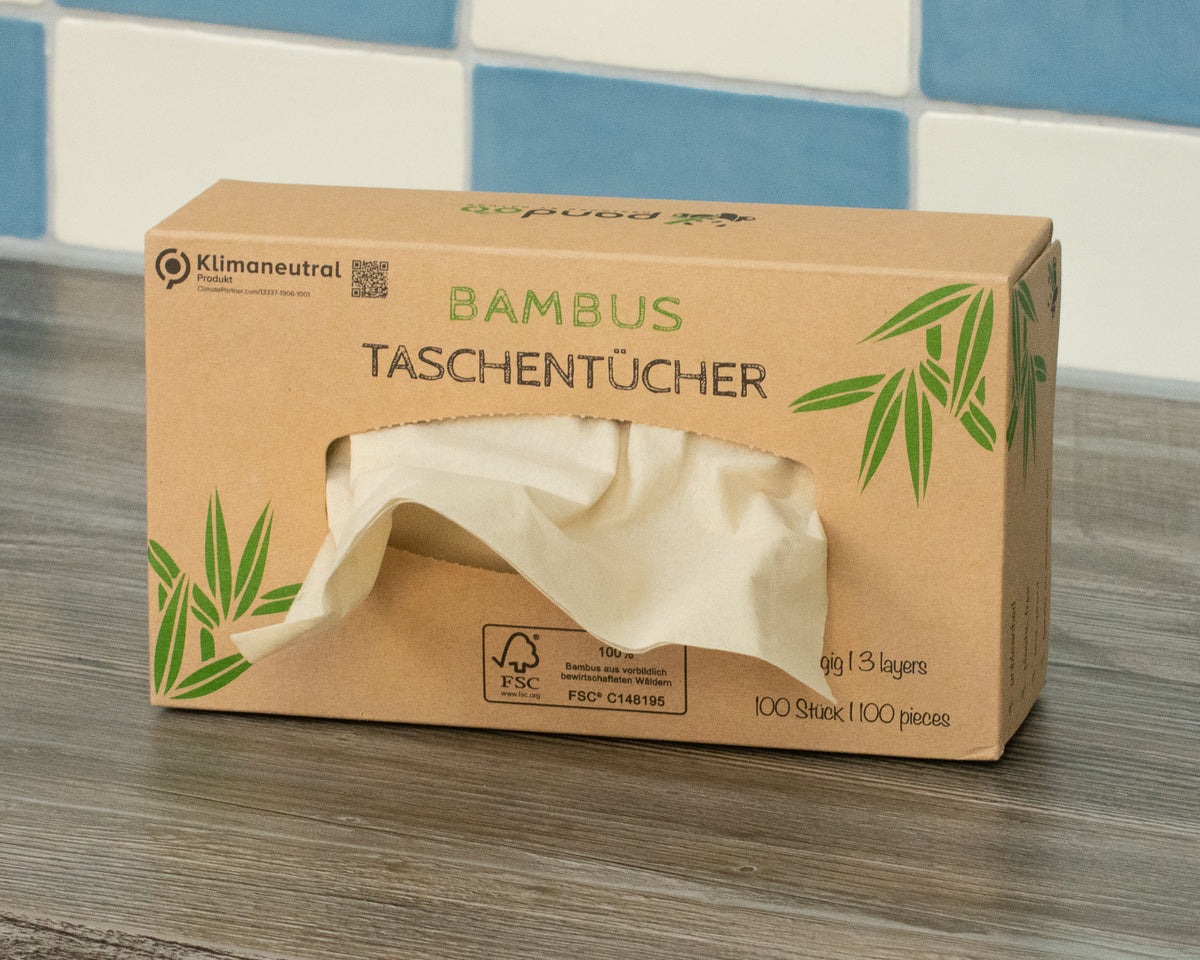 Tissues bamboo - 1 box - 100 tissues