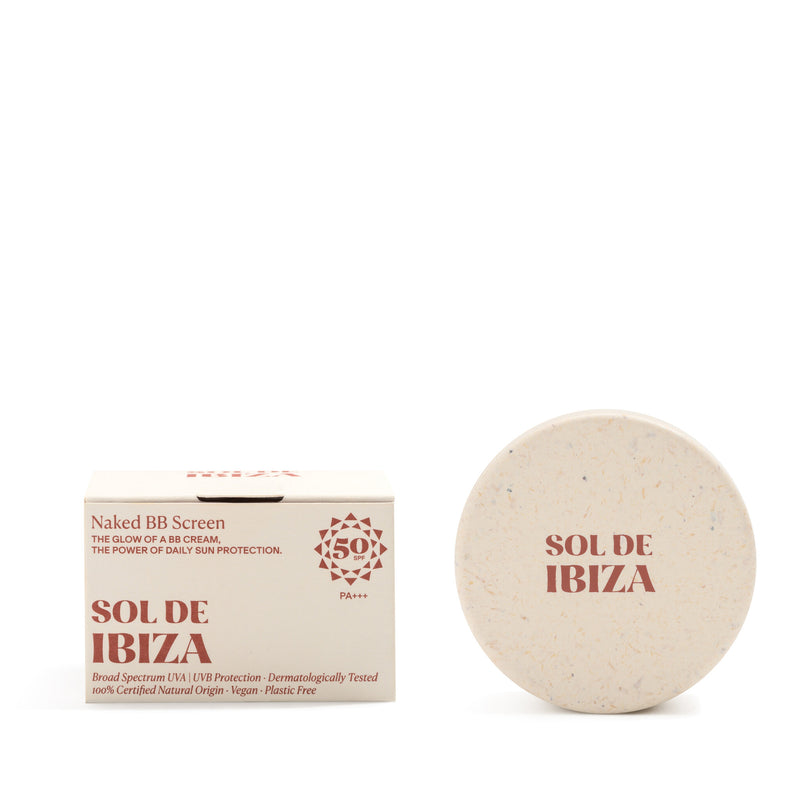 Naked BB Screen SPF50 – compostable packaging