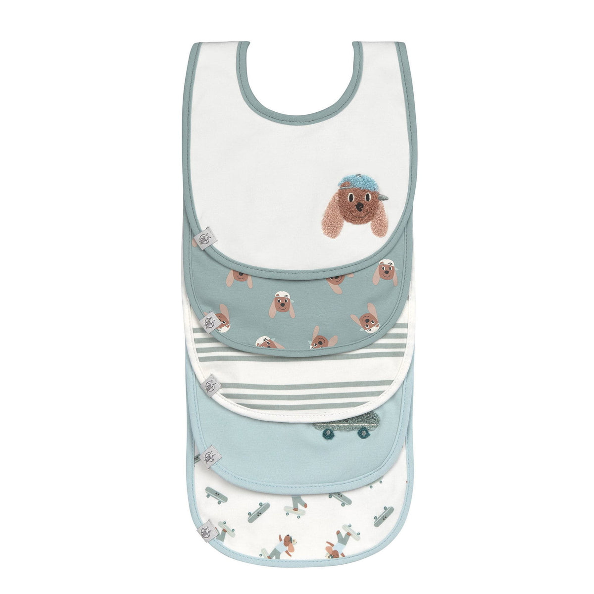 Lässig - Value Pack Bibs - Puppies