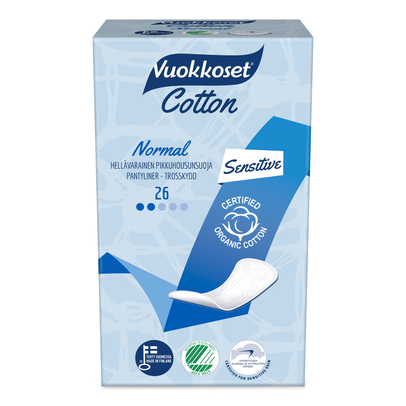 Organic cotton - Sanitary pads normal - 14 pcs