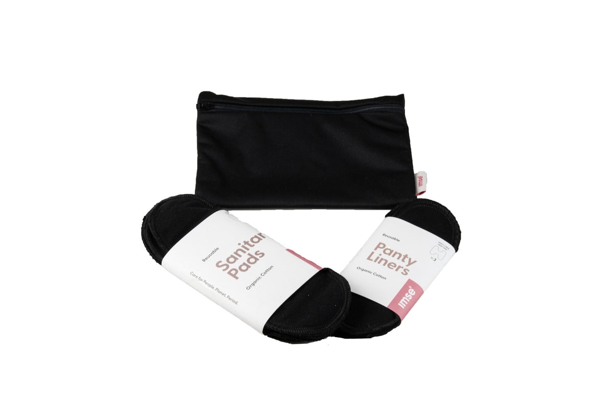 Starter kit sanitary pads - Without closure - Black
