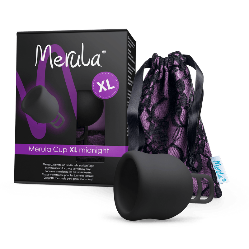 Menstrual Cup XL - Midnight - Black