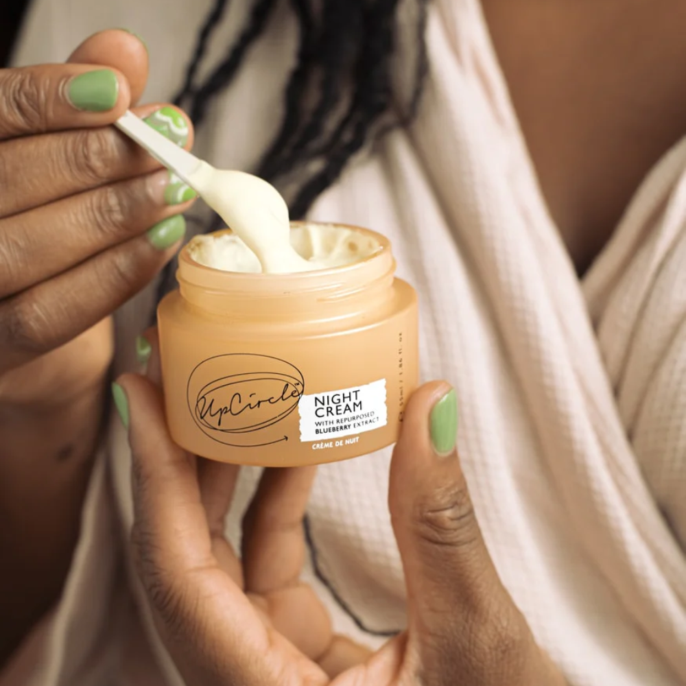 UpCircle Night Cream – Hyaluronic Acid & Niacinamide – Travel Size