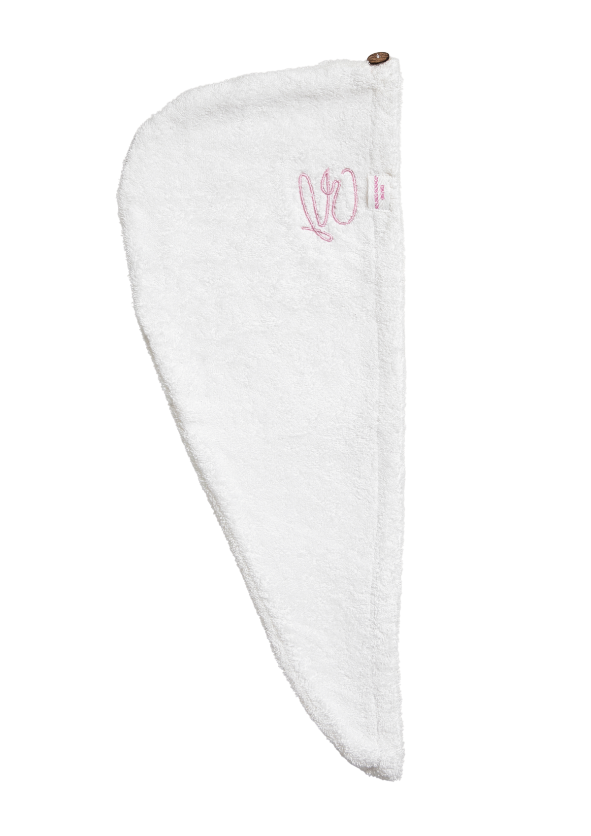 Hair Towel – Terry Cloth – Pink – Upcycle