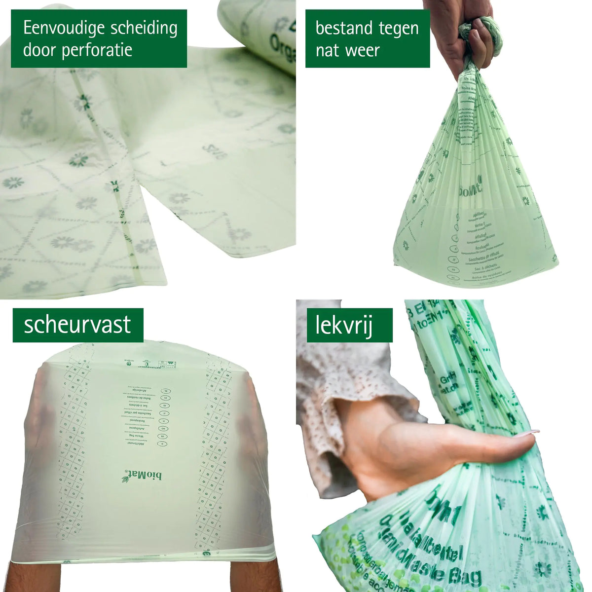 Biomat - Compostable garbage bags - 25 x 10 liters