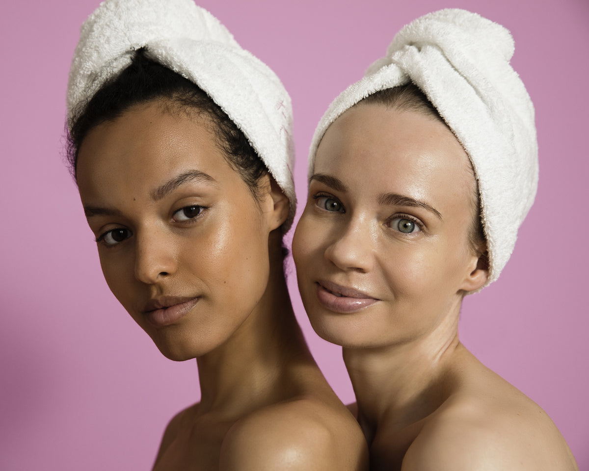 Hair Towel – Terry Cloth – Pink – Upcycle